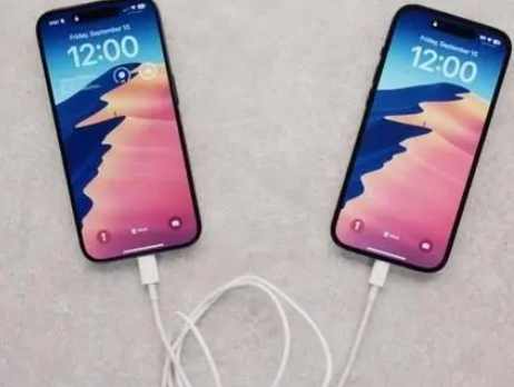 汉滨苹果15维修店分享iPhone15可以给安卓充电吗 